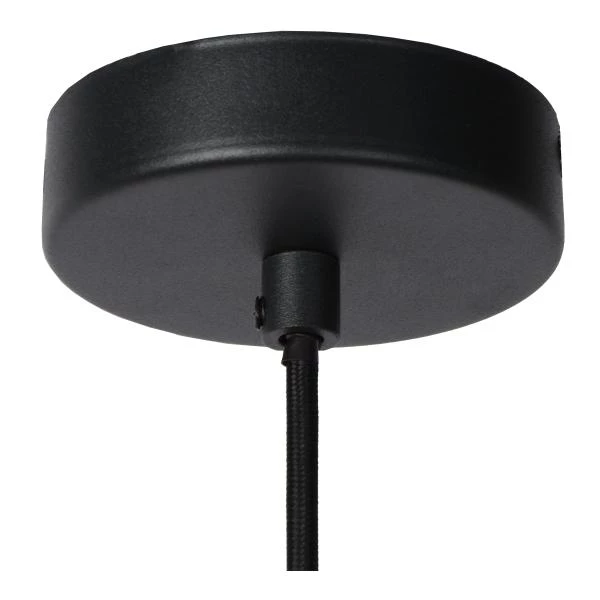 Lucide JERREL - Hanglamp - Ø 25 cm - 1xE27 - Zwart - detail 1